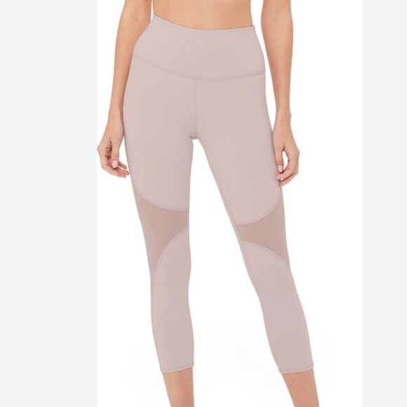 ALO Yoga Taupe Leggings - Picture 1 of 8